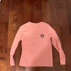 Kids Pink Vineyard Vines Longsleeve